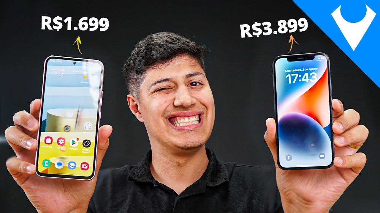 Galaxy A54 è MELHOR e mais barato que o iPhone 12?