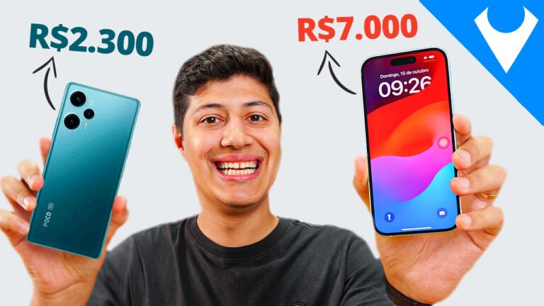 Esse XIAOMI é melhor e mais BARATO que o iPhone 15! R$2.300 vs R$7.000