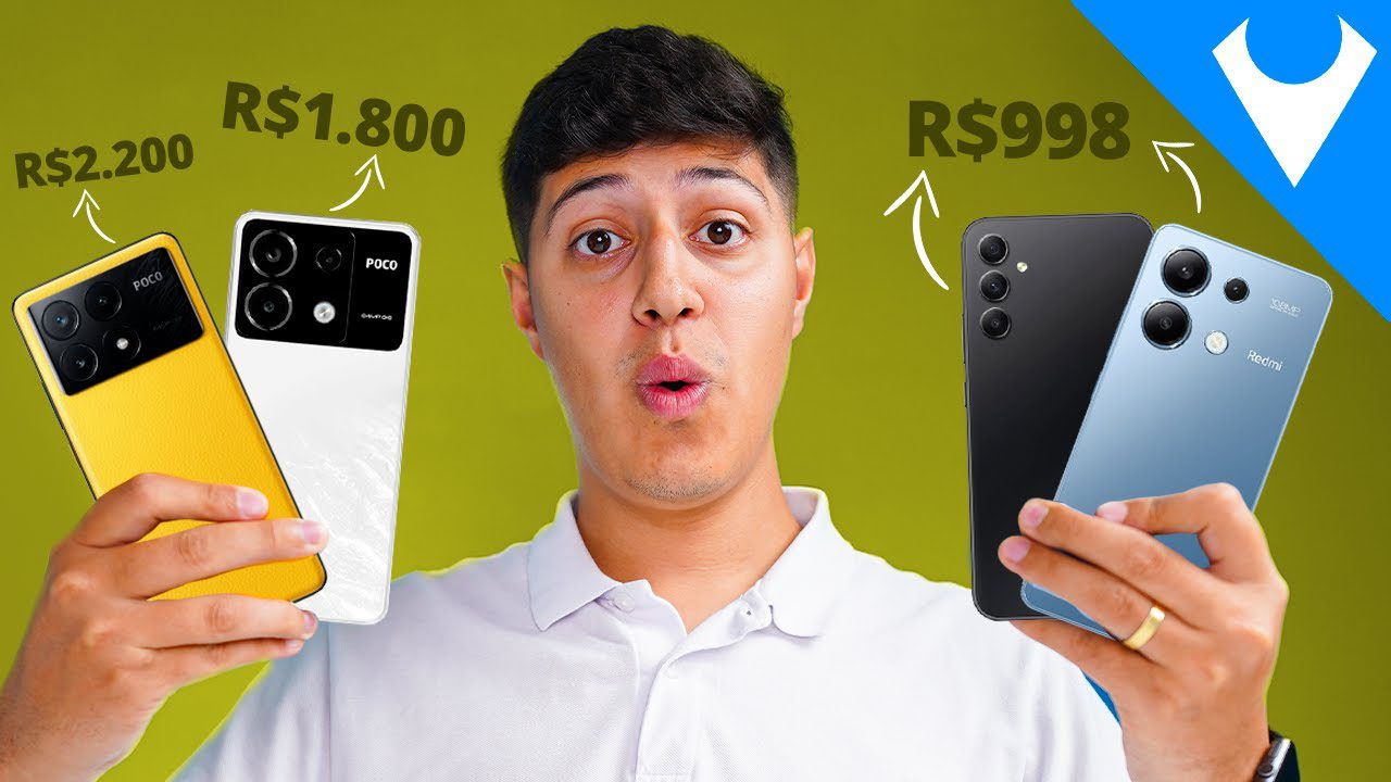 Sem MEDO! Melhores CELULARES ABAIXO de 2.200 REAIS para COMPRAR em 2024!